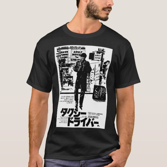Klassischer T - Shirt für Taxifahrer (Vorderseite)