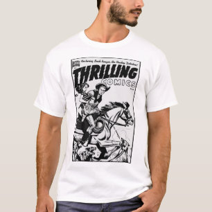 Klassischer T - Shirt für Thrilling Comic der 50er