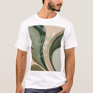 Klassischer T - Shirt in abstrakter Grafik