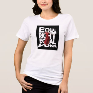 Klassischer T - Shirt mit gleicher Rechts-Stimme