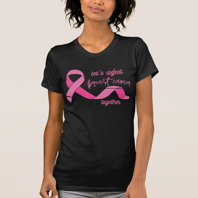 Klassischer T - Shirt von Rhodos-Brustkrebs (Vorderseite)