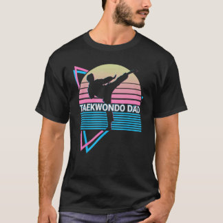 Klassischer Taekwondo-Vater Karate Retro T-Shirt