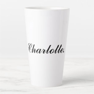 Klassischer Tassenbecher mit Ihrem personalisierte Milchtasse