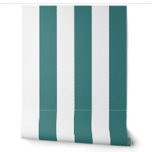 Klassischer Teal-Liegestuhl-Streifen