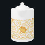Klassischer Teapot "Celestial Sun Magic" - Großmot<br><div class="desc">Klassischer Teapot "Celestial Sun Magic" - Großmotiv</div>