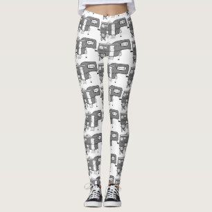 Klassischer Trailer Caravan Thunder_Cove Leggings