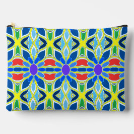 Klassischer, trendiger Schminkbeutel in Multicolor Zubehörtasche