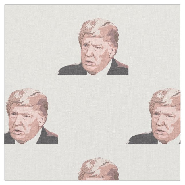 Klassischer Trump 2021 Stoff (Nahaufnahme)