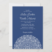 Klassischer verzierter Art Deco Stil Mandala Hochz