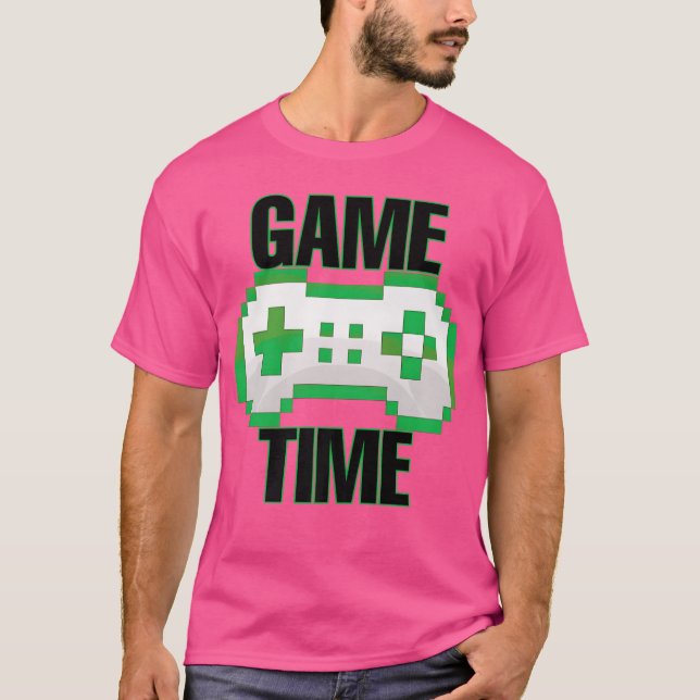Klassischer Videospielcontroller Komisch T-Shirt (Vorderseite)