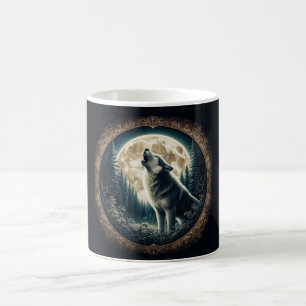Klassischer, vintage Wolf & Mond Kaffeetasse