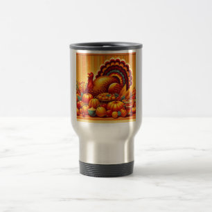klassischer/Vintager Erntedank Türkei Reisebecher