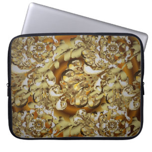 Klassischer Vintager Hintergrund. Klassischer Jahr Laptopschutzhülle