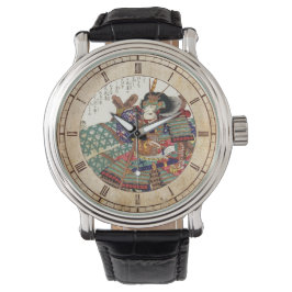 Klassischer Vintager japanischer Samurai Warrior G Armbanduhr