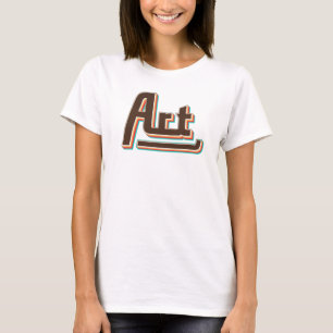 Klassischer Vintager Retro Art Student Lehrer T-Shirt
