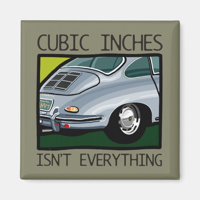 Klassischer Wagen: luftgekühlt 356 cm mehr als Kub Magnet (Vorne)