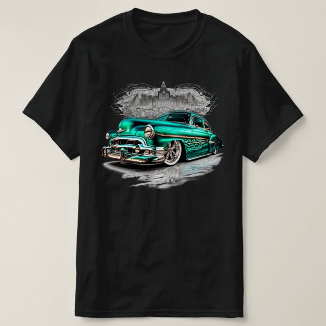 Klassischer Wagen mit unterer Bombe T-Shirt (Design vorne)