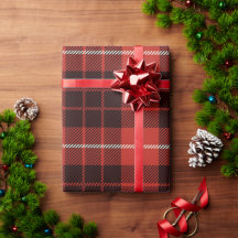 Klassischer Weihnachts-Tartan-Karostoff