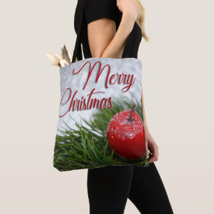 Klassischer Weihnachtskiefer und -jubiläum Tasche