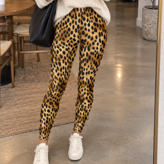 Klassischer Wildgepard-Druck Leggings
