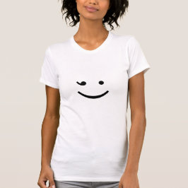 ;) klassischer Wink/Winky Emoticon gedreht T-Shirt