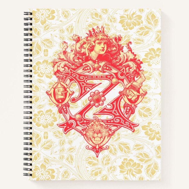 KLASSISCHER WIZARD DES OZ SPIRALEN NOTEBOOK NOTIZBUCH (Vorderseite)