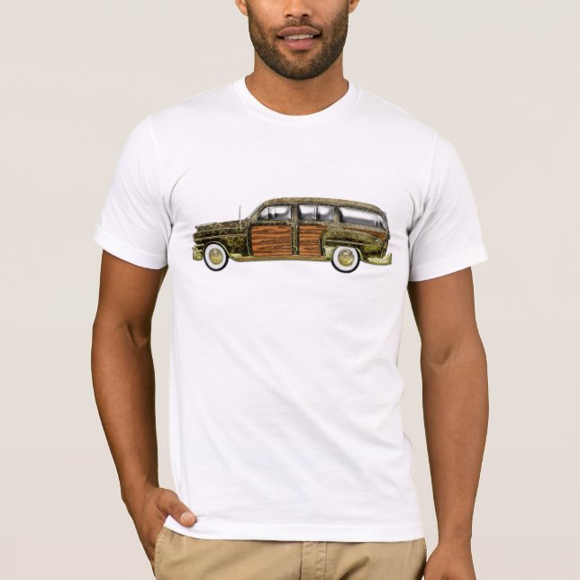 Klassischer Woody-Kombiwagen T-Shirt (Vorderseite)
