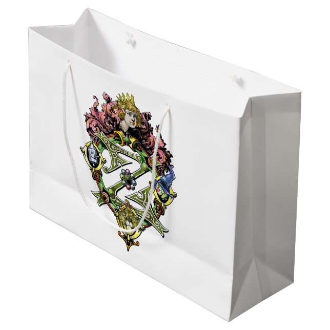 Klassischer Zauberer für Oz Geschenktasche mit Roy Große Geschenktüte (Vorderseite Schrägansicht)