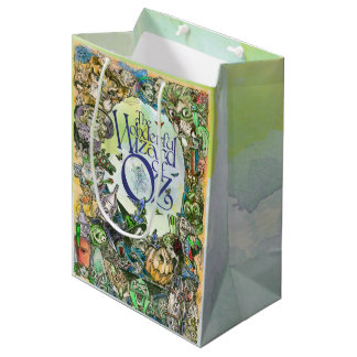 Klassischer Zauberer für Oz-Geschenktasche Mittlere Geschenktüte