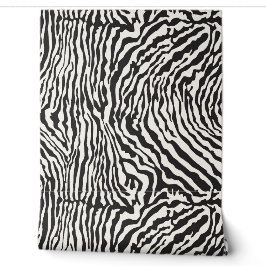 Klassischer Zebrastreifen schwarz und weiß Tapete