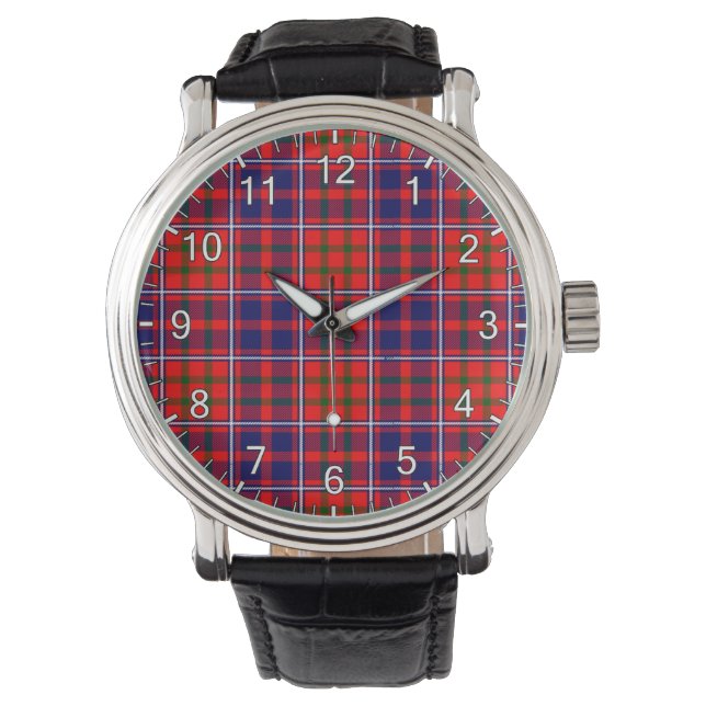 Klassischer zeitloser Clan Cameron von Lochiel Mod Armbanduhr (Vorderseite)