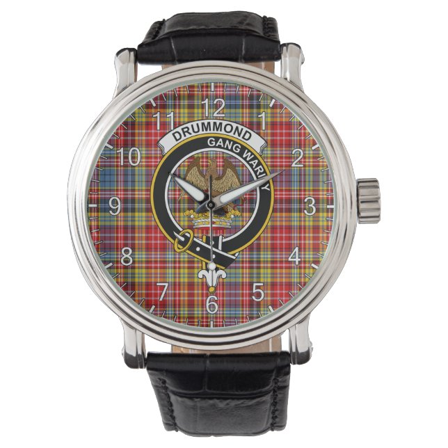 Klassischer zeitloser Clan Drummond von Strathalla Armbanduhr (Vorderseite)