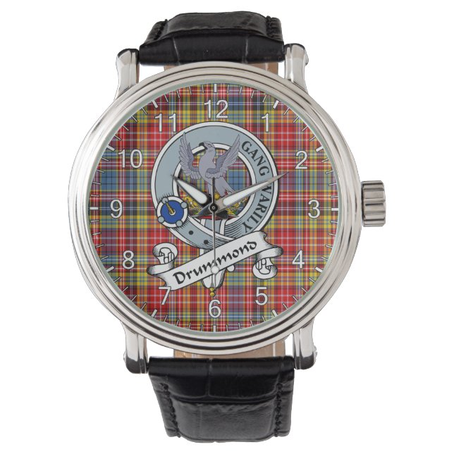 Klassischer zeitloser Clan Drummond von Strathalla Armbanduhr (Vorderseite)