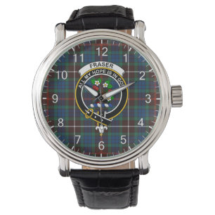 Klassischer Zeitloser Clan Fraser Jagd Alter Tarta Armbanduhr
