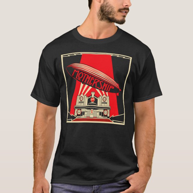 Klassischer Zeppelin-Mutterschiff Klassischer T -  T-Shirt (Vorderseite)