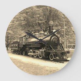 Klassischer Zug Große Wanduhr
