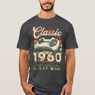 Klassisches 1960 62. Geburtstag Retro Video Game C T-Shirt