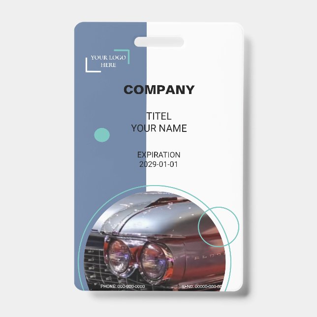 Klassisches Abzeichen Ausweis (Vorderseite)