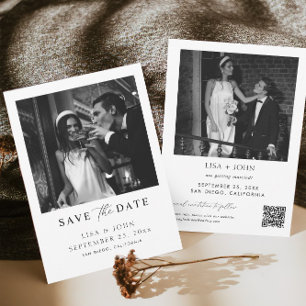 Klassisches altes Geld Hochzeit speichern das Foto Einladung