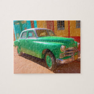 Klassisches amerikanisches Auto in Havanna, Puzzle