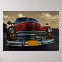Klassisches amerikanisches Auto in Vinales, Kuba