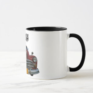 Klassisches amerikanisches Auto in Vinales, Kuba Tasse
