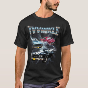 Klassisches amerikanisches Muscle-Car-Blitz-Design T-Shirt