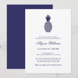 Klassisches Ananas-Brautparty Einladung
