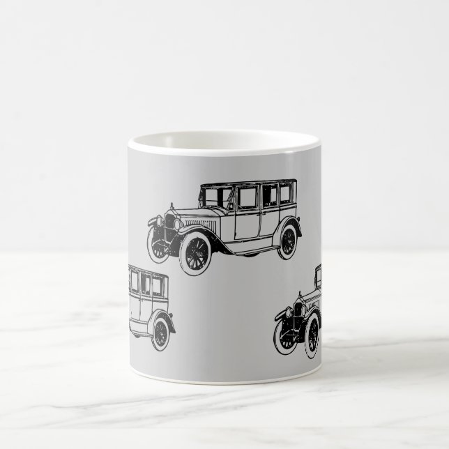 Klassisches antikes Auto-Automobil Kaffeetasse (Mittel)