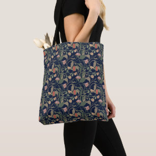Klassisches antikes blaues Jugendstil-Muster Tasche