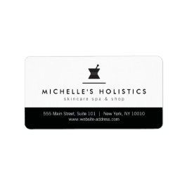 Klassisches Apothekarmedizinisches Adressetikett