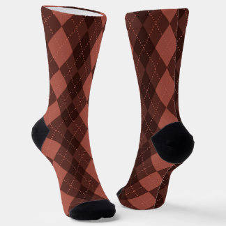 Klassisches Argyle-Muster Socken