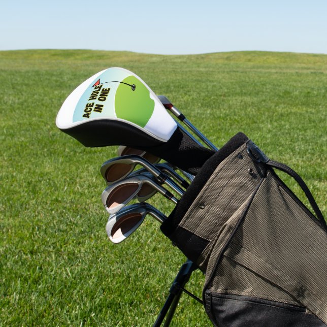 Klassisches Ass Loch in Eins Golf Headcover (In SItu)