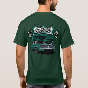 Klassisches Auto altes Stahl-Rennmuster T-Shirt